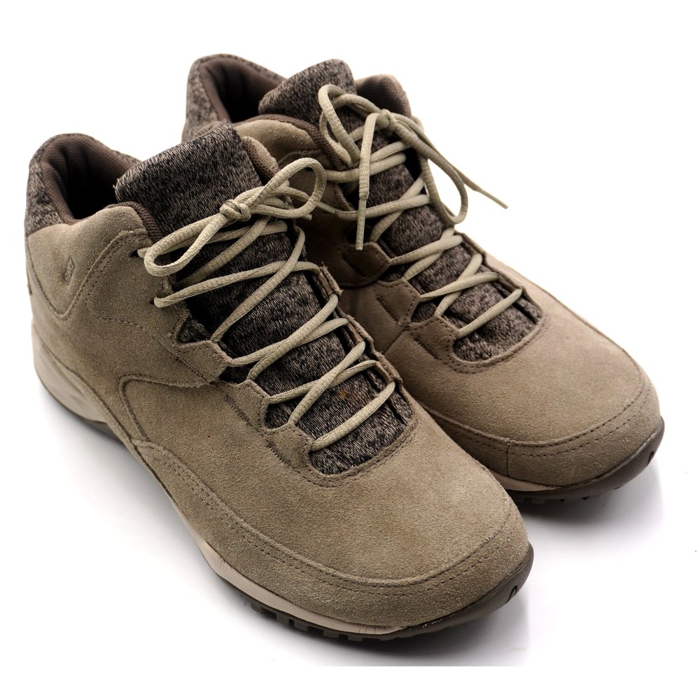 Merrell Aluminum Womens Taupe Suede Hiking Shoes Size 9 Lace Up J000026